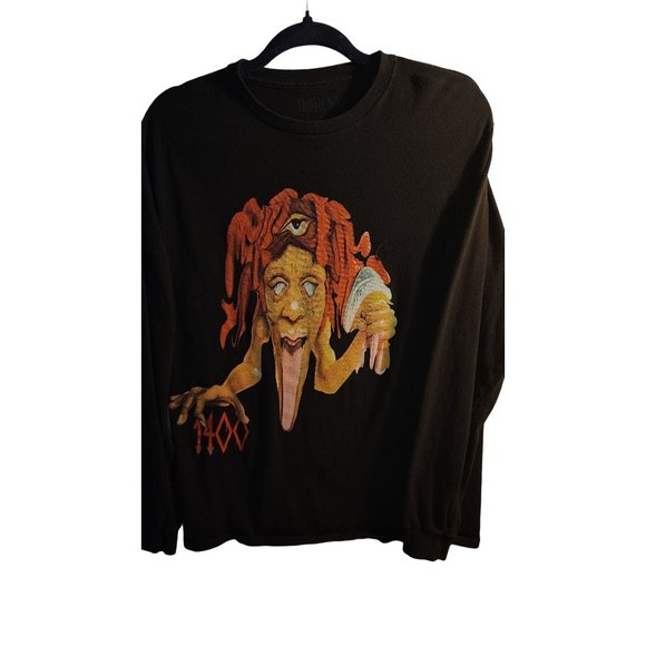 Unisex Medium Trippy Redd Long Sleeve Black Tshirt Concert SfPf Home •65 - Picture 1 of 9